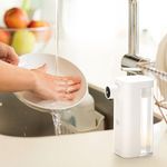 iRiver Automatic Dish Detergent Dispenser IR-D810, infrared sensor non-contact automatic spray kitchen cleaner, various compatibility, easy detergent refill, 3-level capacity adjustment