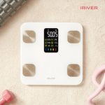 iRiver 4.8 Inch LCD Screen Smart Scale IS-30L, InBody Scale, Body Fat, Muscle Mass, BMI index Measurement, 20 Measurement Modes, Diet Scale, From 5kg to up to 180kg