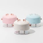 IRIVER DUAL STEAM MAN SWING Wireless Humidifier MH-150W – 1L Large Capacity, Wireless USB-C Rechargeable, Adjustable Dual Nozzles, Quiet Micro-Mist, 4000mAh Battery