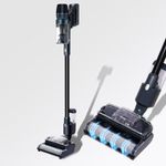 VIVRE Storm Power BLDC Wireless Vacuum Cleaner V50 + Automatic Charging Mount, 450W ultra-strong suction, automatic dust detection sensor, large capacity battery detachable, H13 HEPA filter