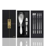 [JEISON]  BML5-2   Perjubak vaccum  Ladle &Double  Long Tea spoon & Double  Long Tea Fork set 2- Tier Set  Made in Korea