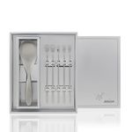 [JEISON]  SMT6   Perjubak vaccum  Ladle &Double  Long Tea spoon & Double  Long Tea Fork Set  Made in Korea