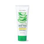 Natinda Hypoallergenic Pore Deep Cleansing Aloe vera Cleansing Foam 130ml, exfoliating blackhead removal, skin soothing, rich foam, pharmacies - Made in Korea