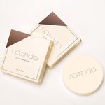 Natinda Oil Cut Powder Pact, SPF30/ PA++, skin defect correction, strong makeup fixation, sebum management, UV protection, natural ingredients, OK for sensitive skin - Made in Korea