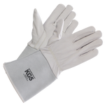 HANDMAX High-quality Welding Gloves KG5 NO.212, Goat Leather material, Heat-resistant Kevlar, General Welding TIG Welding, Length 30cm, Free Size
