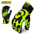 IRONCLAD Impact Rigger Gloves, Anti-impact, Industrial/work gloves, reflective material (possible for night work), Duraclad special material, Inner - nylon, polyurethane, PVC, neoprene / Outer - TPR pad.