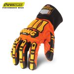 IRONCLAD Kong Original Safety Gloves, anti-slip, oil-resistant gloves, anti-shock, inner shell - nylon, polyurethane, neoprene / outer shell - TPR pad, PVC dot coating