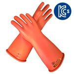 NOVEX Insulated Gloves 36000V Class 4, KCs certified (12-AV4CS-0010), CE194, EN60903, ASTM D120, Natural Rubber Gloves