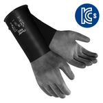 ANSEL Alphatech Strong Chemical Resistant Gloves 38-514, Butyl material, Anti-static, 35cm, KCs certified, Latex Silicone free, EN ISO 374-5:2016
