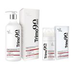 DERMAGEN Trimo90 Scalp Shampoo 500ml + Tonic 120ml – Functional Anti-Hair Loss, Nourishing Scalp Care with HairVax, 7 Natural Ingredients & Mildly pH 5–6 _ Made in KOREA