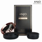 [ANJO] Black Cushion SPF50+/PA+++ – Glossy, Moisturized Finish with Perfect Coverage | Whitening, Wrinkle-Improving, Triple-Function UV Protection-Made in Korea