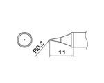 HAKKO Soldering Tip For SMD/FX-951, T12-SERIES, Heavy Dut Type, T12-WI