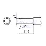 HAKKO Soldering Tip For FX-888D T18-SERIES, T18-C5