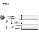 HAKKO Soldering Tip For FX-888D T18-SERIES, T18-D32