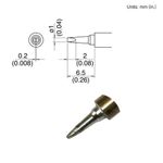 HAKKO Soldering Iron Tip T30-D1 Chisel Tip, T30 Series For FM-2032