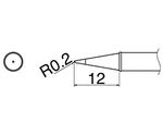 HAKKO Soldering Iron Tip T31-01BL, Conical Tip, 840°F / 450°C For FX-100, T31 Series