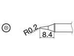 HAKKO Soldering Iron Tip T31-01I, Conical Tip, 840°F / 450°C For FX-100, T31 Series