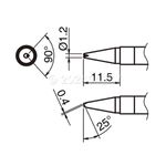 HAKKO T39 B Series Solder Tip T39-BCR52, FX-9701 Handle Only, Soldering Tips, Origin-Japan