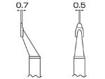 HAKKO Soldering Tip/Nozzle T8 Series T8-1002, 1 Set For FM-2022 Hot tweezers SMD Work