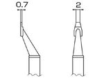 HAKKO Soldering Tip/Nozzle T8 Series T8-1004, 1 Set For FM-2022 Hot tweezers SMD Work