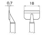 HAKKO Soldering Tip/Nozzle T8 Series T8-1012, 1 Set For FM-2022 Hot tweezers SMD Work