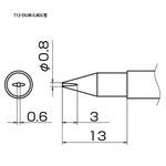 HAKKO Soldering Tip For FX-951, T12-SERIES, T12-DL08