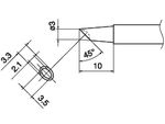 HAKKO Soldering Tip For N2 FX-951, FM-2026 TIP T13-SERIES, T13-BCM3