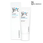[Dr.BARGO] MySkin 31℃ Hyaluronic Cica UV Sun Cream SPF50+/PA++++ 30ml _ A Gentle Mineral Sunscreen That Provides Moisture, Soothes, and Protects the Skin _ Made in Korea