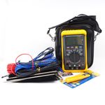 SAEHAN Digital Automatic Ground Resistance meter SH-5030S, AC30V 0~30V, Bag + 2-wire lead, Electroscope SH-802F