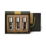 [The Healthy Sinan Salt] Sinan Sunlight Healthier Salt Set No.2 , Premium Mineral-Rich Sea Salt from Korea, Truffle Salt, Garlic Salt , Basil  Salt (grinder container)