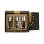 [The Healthy Sinan Salt] Sinan Sunlight Healthier Salt Set No.4 , Premium Mineral-Rich Sea Salt from Korea, Seasoning Salt,Truffle Salt, Basil Salt (grinder container)