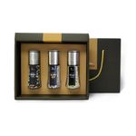 [The Healthy Sinan Salt] Sinan Sunlight Healthier Salt Set No.6 , Premium Mineral-Rich Sea Salt from Korea, Whole Pepper Salt  ,Truffle Salt, Wasabi Salt (grinder container)