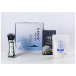 [The Healthier Sinan Salt] Sinan Sun Salt  (De-Magnesiated) Value Set No. 1 - Premium Mineral-Rich Korean Sea Salt,Washed Salt, Whole Pepper Salt