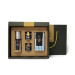 [The Healthy Sinan Salt] Sinan Sunlight The Summer Salt Set No. 4 - Premium Mineral-Rich Korean Sea Salt ,Garlic Salt   ,Basil Salt ,Truffle Salt