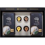 [The Healthy Sinan Salt] Sinan Sunlight Healthier Salt (Brine Removed) Six-Piece Set, No. 1, Premium Mineral-Rich Sea Salt from Korea, Garlic Salt, Basil Salt, Roasted Salt, Washed Salt