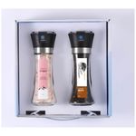 [The Healthier Sinan Salt] Himalayan (De-Magnesiated) Salt Plus No. 3, Naturally Mined Rock Salt, Rich in Minerals and Iron, Himalayan Pink Salt, Whole Peppercorns (grinder container)