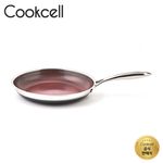 COOKCELL Special Ruby Edition Double IH Frying Pan 28cm, Innovative Coating Technology, Triple-Bottom Structure, Dishwasher Safe.