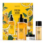 [NACIFIC] Fresh Herb Origin 3-Step Set:  A 3-Step Solution for Smooth, Hydrated Skin (Toner, Serum, Cream) Made in Korea