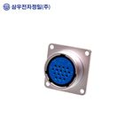 SAMWOO ELECTRONICS SCC-2116R Circular Connector Receptacle Type 16 Pin High-Precision Industrial Panel Mount Socket Made in Korea Genuine