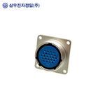 SAMWOO ELECTRONICS SCC2A-25-24S Circular Connector Receptacle Type 24 Pin Ultra High-Density Industrial Socket Made in Korea Genuine