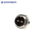 SAMWOO ELECTRONICS SCN-1602R Circular Connector Receptacle Type 2 Pin Precision Industrial Panel Mount Socket Made in Korea Genuine