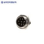 SAMWOO ELECTRONICS SCN-1608R Circular Connector Receptacle Type 8 Pin High-Precision Industrial Panel Mount Socket Made in Korea Genuine