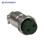 SAMWOO ELECTRONICS SCK-20-2P Circular Connector Plug Type 2 Pin Industrial Power Plug Made in Korea High-Reliability SAMWOO Connector