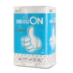 [HAPPY S&P Paper] Good Manner Everyday Comfort 30m*30 Rolls    – Soft and Clean 3-Ply 100% Natural Pulp Toilet Paper_ Made in Korea