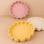 [Agabang] My Favorite Things Silicone Baby Suction Plate – Strong Suction, FDA Certified Safe Tableware, Easy-to-Use Snack Bowl for Kids