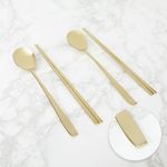 SEOCHON License Titanium Cutlery Set for Two _ Timeless Design & Premium Quality _Made In Korea