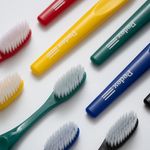 Pedex Germany Embossed Ultra-Soft Slim Toothbrush 5-Pack | Perlon German Bristles | Clinically Tested Tartar Removal Toothbrush