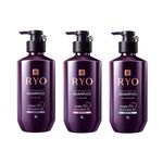 RYO 9EX Hair Loss Expert Care SHAMPOO 400ml – GinsenSydil™ Technology, Caffeine Hair-Root Strengthening, Oily / Dry / Sensitive Scalp Options _ Made in KOREA