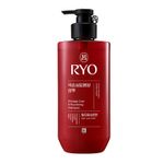 RYO RED Damage Care & Nourishing Shampoo 480ml – For Severely Damaged Hair, Hair-Loss Symptom Relief, Premium Ginseng & Caffeine, Triple Collagen™, pH-Balanced _ Made in KOREA