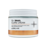 LEBELAGE Dr. Snail Cure Cream – Intensive Elasticity & Moisture Care with Snail Secretion Filtrate _ Made in Korea